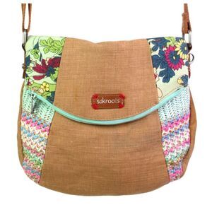 Sakroots Floral Multicolor Crossbody Bag